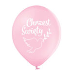 Balon z helem: Chrzest, różowy, 30 cm – Balony z helem (Trójmiasto) – Szalony.pl