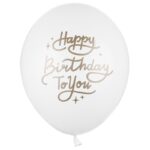 Balon z helem: Happy Birthday, biały, 30 cm – Balony z helem (Trójmiasto) – Szalony.pl Balon z helem: Happy Birthday, biały, 30 cm – Balony z helem (Trójmiasto) – Szalony.pl