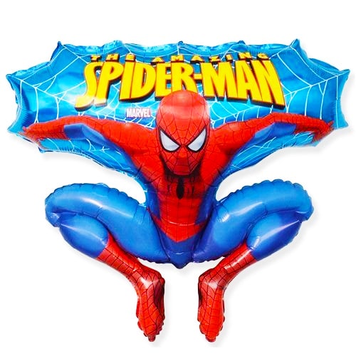Balon z helem: Spiderman, 80 cm Bajkowe z helem Szalony.pl - Sklep imprezowy