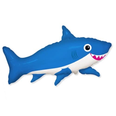 Balon z helem: Happy Shark, 24″ Balony dla Dziecka Szalony.pl - Sklep imprezowy