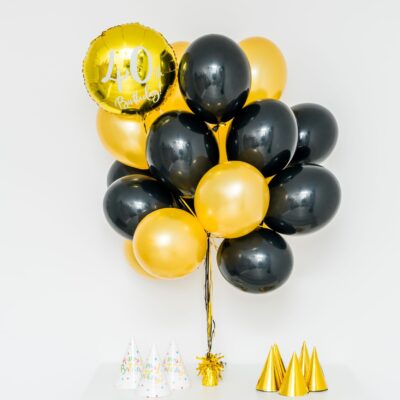 Bukiet balonowy: PERFECT AGE, napełniony helem Balony na 18 urodziny Szalony.pl - Sklep imprezowy