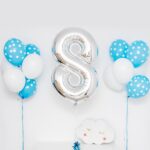 Bukiet balonowy: BLUE KIDS, napełniony helem