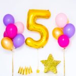 Bukiet balonowy: HAPPY KIDS, napełniony helem