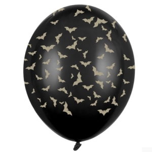 Balon z helem: Nietoperze, czarny, 30 cm Balony na Halloween Sprawdź naszą ofertę. Sklep imprezowy Szalony.pl.