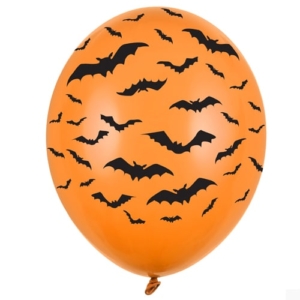 Balon z helem: Nietoperze, 30 cm Balony na Halloween Sprawdź naszą ofertę. Sklep imprezowy Szalony.pl.