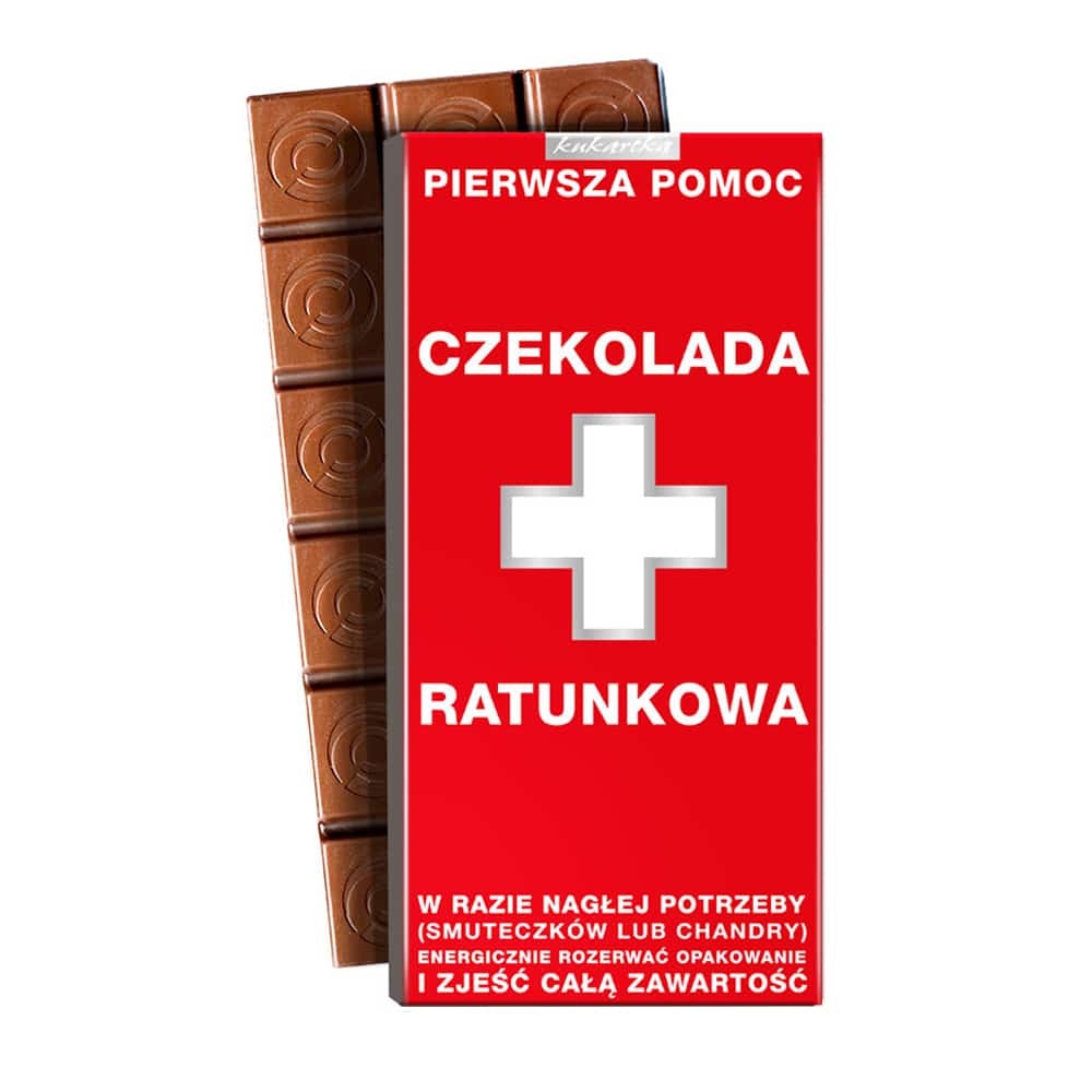 Czekolada – Ratunkowa Czekolada Sprawdź naszą ofertę. Sklep imprezowy Szalony.pl. 2