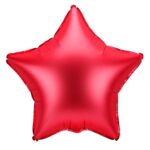 Balon foliowy - Gwiazdka, czerwona, chrom, 19". Szalony.pl - Sklep imprezowy.