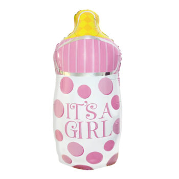 Balon z helem: Butelka, It’s a girl, 44x82cm – Balony z helem (Trójmiasto) – Szalony.pl