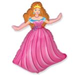 Balon bez helu: Księżniczka, różowa Balon bez helu: Księżniczka, różowa