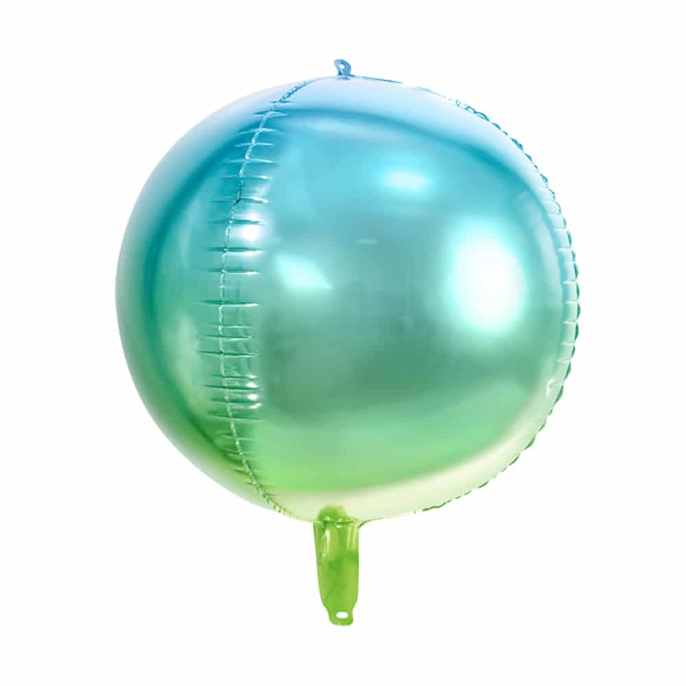 Balon bez helu: Kula Ombre, zielono-niebieski, 45cm Balony bez helu Sprawdź naszą ofertę. Sklep imprezowy Szalony.pl. 2
