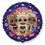 Balon bez helu: LOL Surprise, okrągły, 18″ – Balony bez helu – Szalony.pl