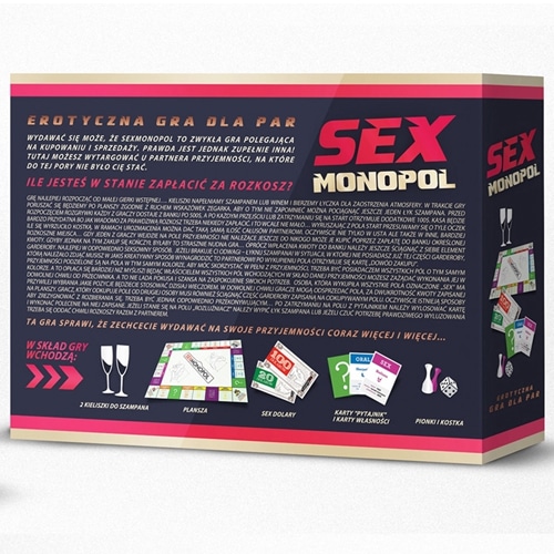 Gra Imprezowa Sex Monopoly Zamów Online Szalonypl 4963