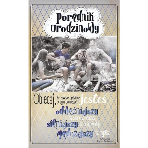 Kartka - Poradnik urodzinowy, męska