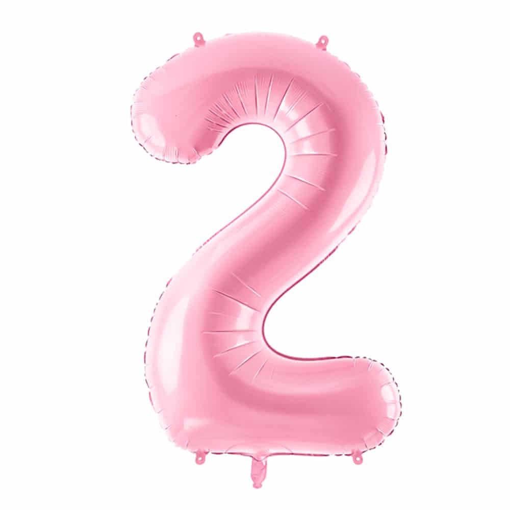 Balon bez helu: Cyfra 2 – 86cm, różowa Balony bez helu Sprawdź naszą ofertę. Sklep imprezowy Szalony.pl. 2