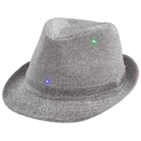 Kapelusz świecący – Srebrny – Nakrycia głowy – Szalony.pl