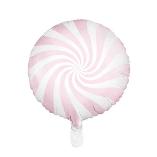 Balon z helem: Lizak, różowo-biały Balony z helem Sprawdź naszą ofertę. Sklep imprezowy Szalony.pl.