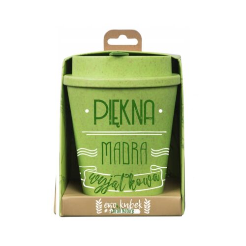 Kubek EKO - Piękna mądra wyjątkowa