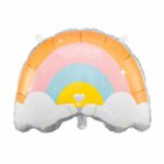 Balon bez helu: Tęcza, 55x40 cm