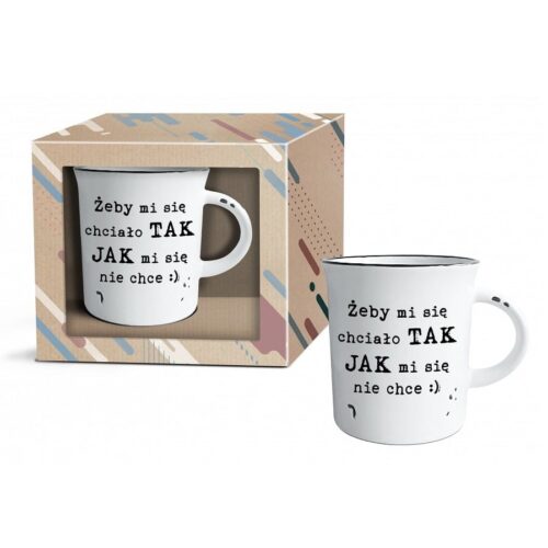 Kubek garnuszek - Co się nie da, jak się da :), 320 ml