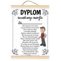 Dyplom A4 – Szczęśliwego emeryta – Prezent na Emeryturę – Szalony.pl
