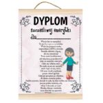 Dyplom A4 - Szczęśliwej emerytki. Szalony.pl - Sklep imprezowy.