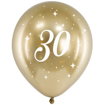 Balon z helem: 18, glossy, 30 cm – 18 urodziny – Szalony.pl