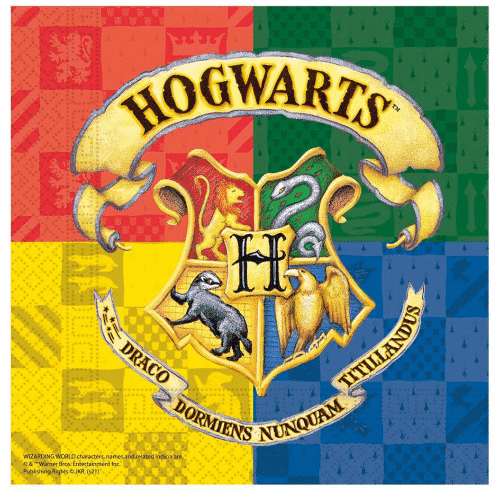 Serwetki - Hogwarts, 33 cm, 20 szt.