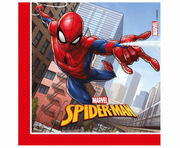 Serwetki – Spiderman, 33 cm, 20 szt. Serwetki papierowe Szalony.pl - Sklep imprezowy