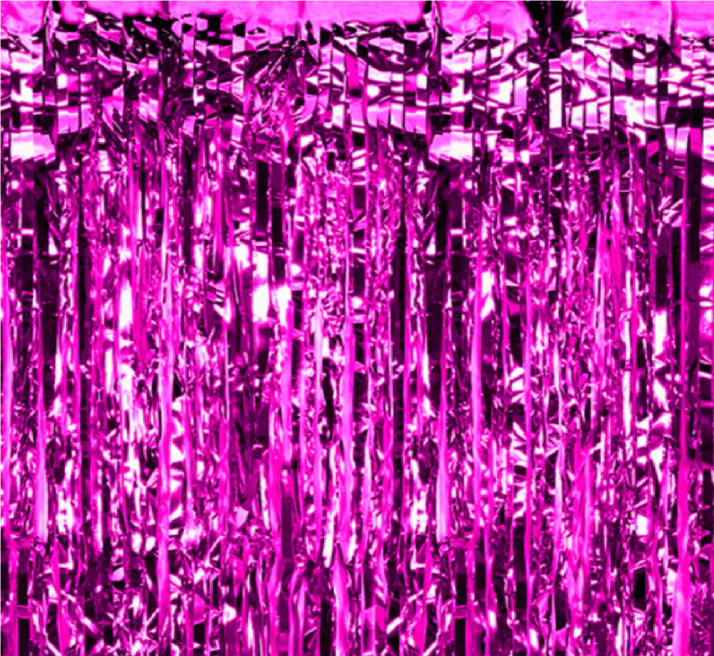 Kurtyna dekoracyjna, ciemno różowa, 100x250cm