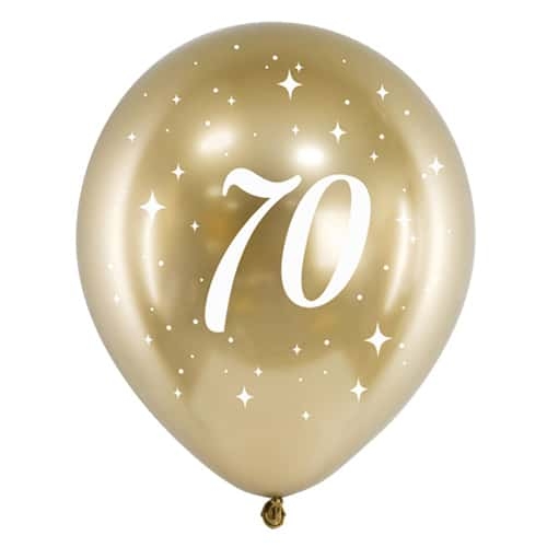 Balon z helem: 70, glossy, 30 cm Balony na 70 urodziny Sprawdź naszą ofertę. Sklep imprezowy Szalony.pl.