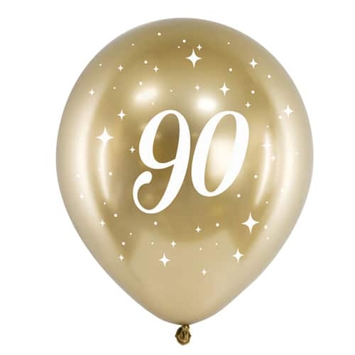 Balon z helem: 90, glossy, 30 cm Balony na 90 urodziny Sprawdź naszą ofertę. Sklep imprezowy Szalony.pl.