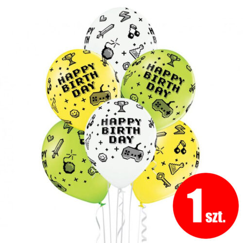 Balon z helem: Dla gracza, 30 cm, mix, (1 szt.)
