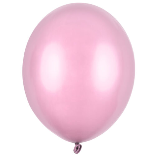 Balon z helem: Metallic Candy Pink, 30 cm