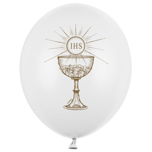 Balon z helem: IHS, 30 cm
