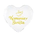 Balon bez helu: Serce, Komunia Święta, 45cm – Balony bez helu – Szalony.pl