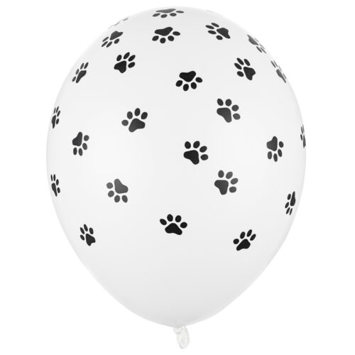 Balon z helem: Łapki, 30 cm