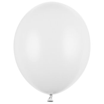 Balon z helem: Metallic Pure White, 30 cm – Balony z helem (Trójmiasto) – Szalony.pl