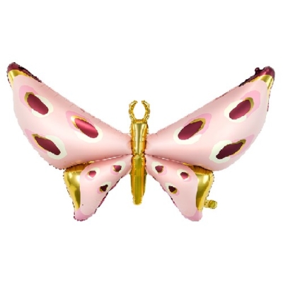 Balon z helem: Motyl, różowy, 120×87 cm Balony dla Dziecka Szalony.pl - Sklep imprezowy