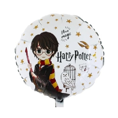 Balon z helem: Harry Potter, okrągły, 18″ Bajkowe z helem Szalony.pl - Sklep imprezowy
