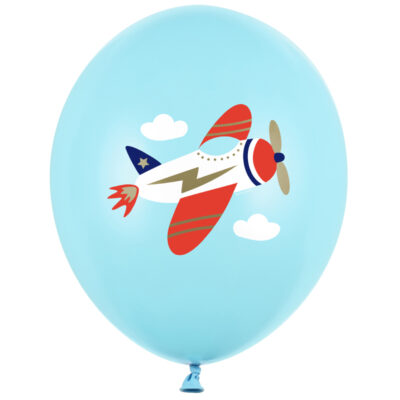 Balon z helem: Samolot, 30 cm – Balony z helem (Trójmiasto) – Szalony.pl
