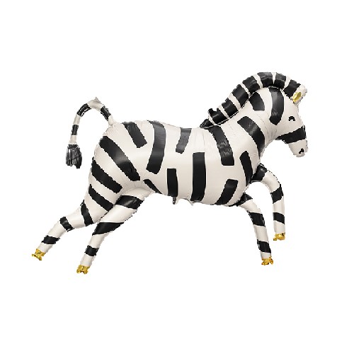 Balon z helem: Zebra, 115×85 cm Balony dla Dziecka Szalony.pl - Sklep imprezowy