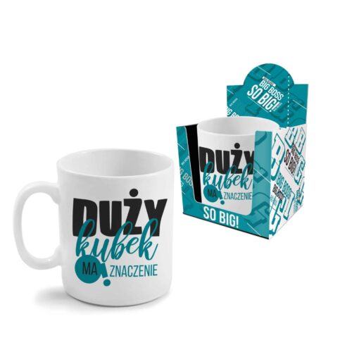 Kubek BIG BOSS - Duży kubek ma znaczenie, 1000 ml