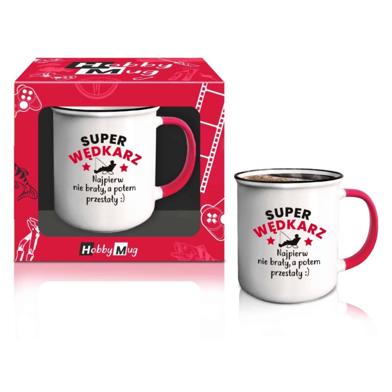 Kubek Hobby Mug - Super Wędkarz, 400 ml