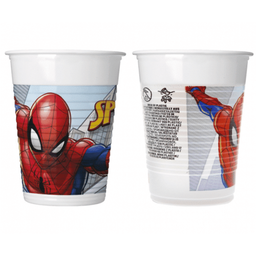 Kubeczki plastikowe - Spiderman, 200 ml, 8szt.. Szalony.pl - Sklep imprezowy.