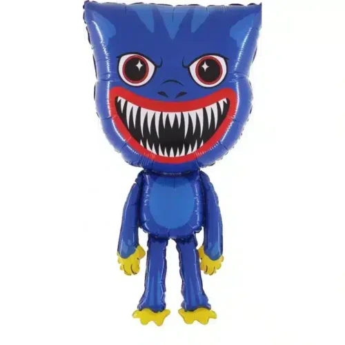 Balon bez helu: Huggy Monster blue 31''