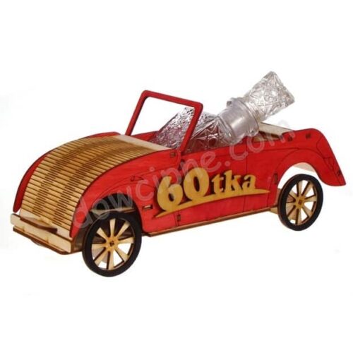 Karafka "Garbus - 18 urodziny" + 4 kieliszki