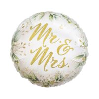 Balon bez helu: Mr&Mrs, 18″ – Balony bez helu – Szalony.pl