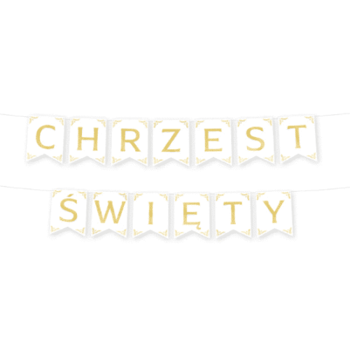 Baner - Chrzest Święty, 12,5 x 160 cm.