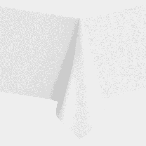 Obrus - Biały, 137x274cm.