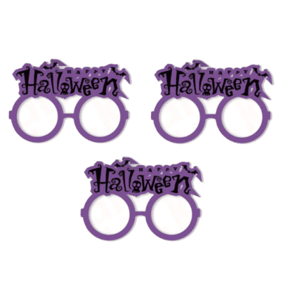 Okulary papierowe – Halloween, 3 szt. Dekoracje na Halloween Szalony.pl - Sklep imprezowy
